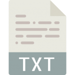 Icono contrato compraventa txt