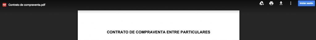 instrucciones para descargar contrato de compra venta
