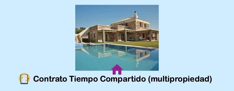 contrato tiempo compartido o multipropiedad