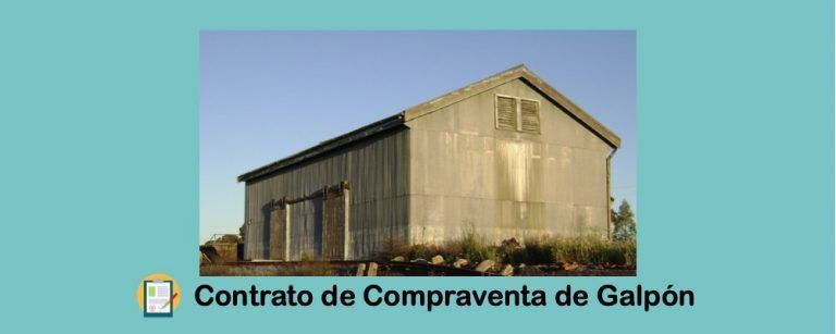 contrato de compraventa galpon