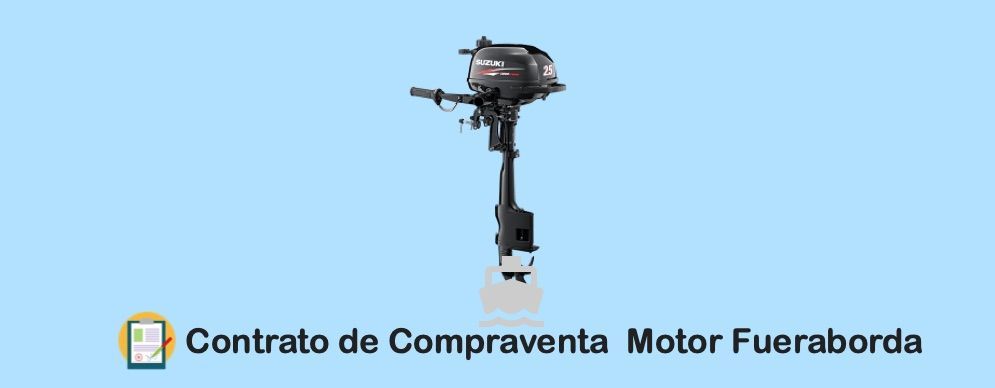 contrato de compraventa motor fueraborda