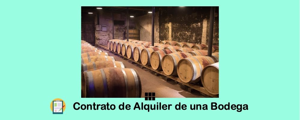 Contrato de alquiler de una bodega