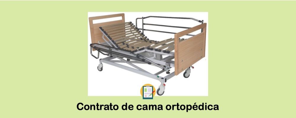 contrato de cama ortopedica para descargar gratis