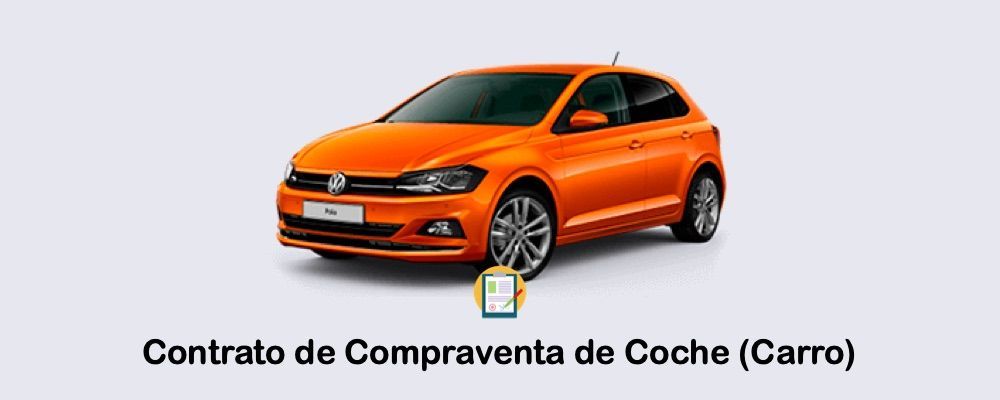 contrato de compraventa de coche o carro para descargar gratis