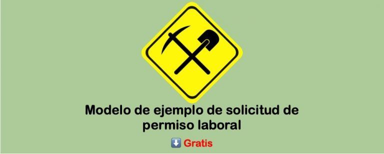 Modelo de ejemplo de solicitud de permiso laboral descarga gratis en pdf o word