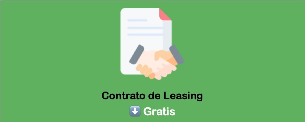 Contrato de Leasing (arrendamiento financiero) para descargar gratis