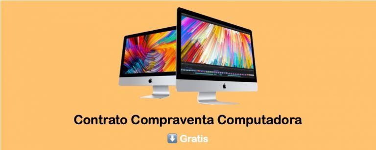 contrato compraventa computadora u ordenador descargar gratis